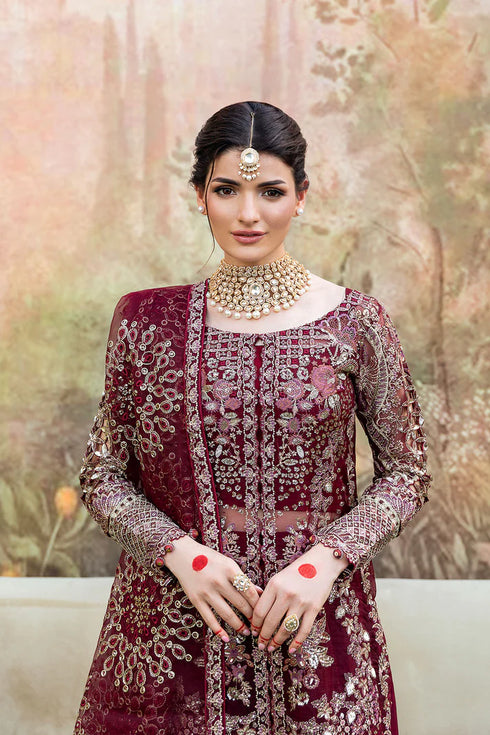 Ramsha Embroidered Organza Suit SF-07-AMANAT