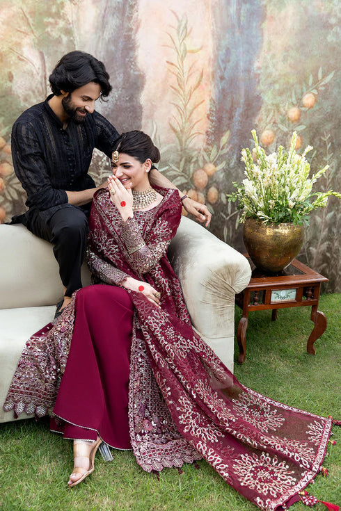 Ramsha Embroidered Organza Suit SF-07-AMANAT