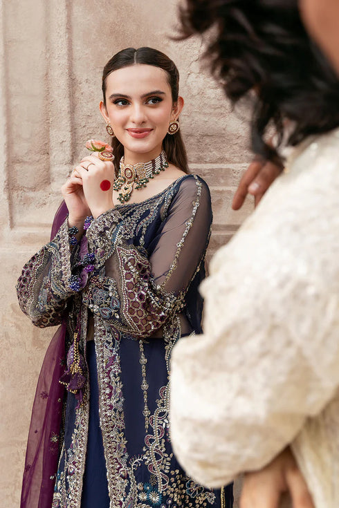 Ramsha Embroidered Organza Suit SF-09-NEEL