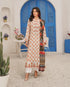 Munira Designer Embroidered Dhanak 3 Piece Suit MSL124