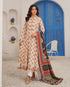 Munira Designer Embroidered Dhanak 3 Piece Suit MSL124