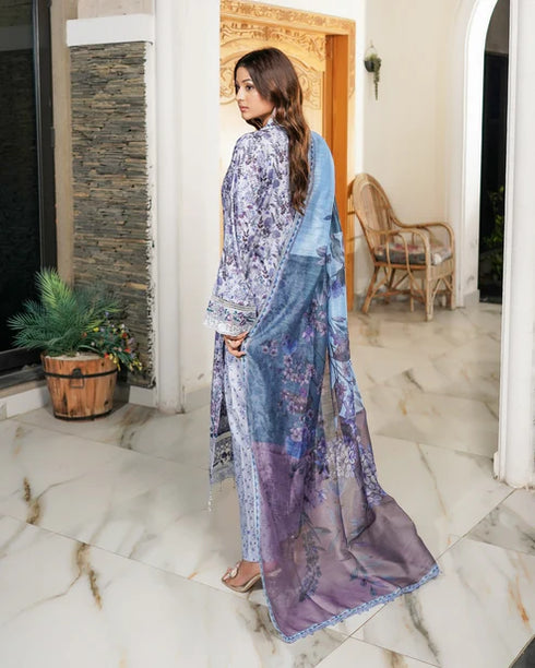 Munira Embroidered Lawn 3 Piece Suit MSL130