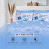 100% Cotton Duvet Cover Set | Soft and Stylish Blue Roses Print