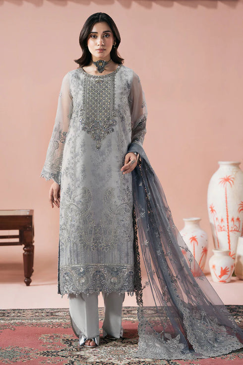 Ramsha Embroidered Organza Suit PS-106