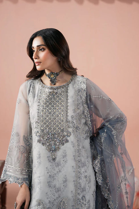 Ramsha Embroidered Organza Suit PS-106