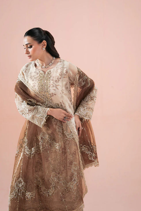Ramsha Embroidered Organza Suit PS-102