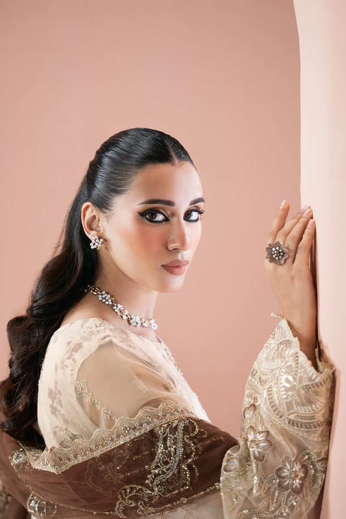 Ramsha Embroidered Organza Suit PS-102