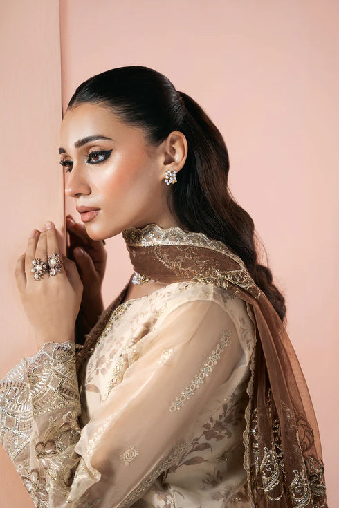 Ramsha Embroidered Organza Suit PS-102
