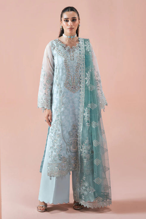 Ramsha Embroidered Organza Suit PS-108