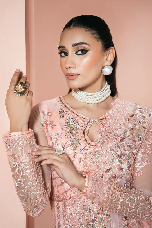 Ramsha Embroidered Organza Suit PS-107