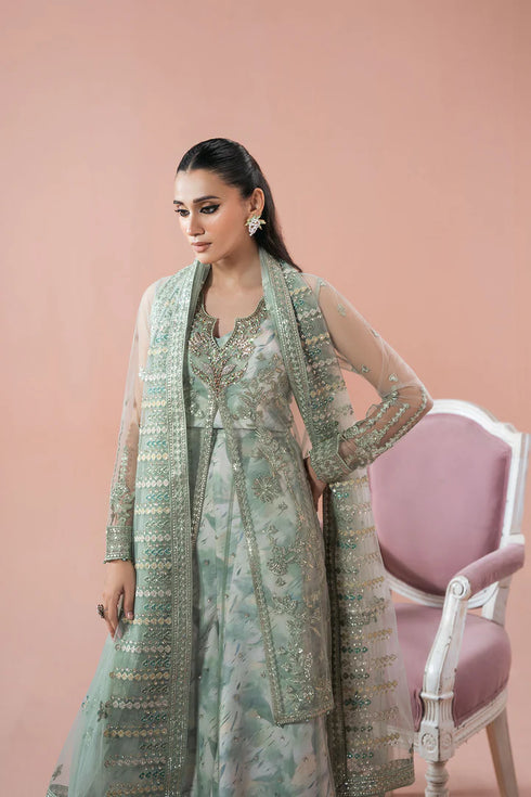Ramsha Embroidered Organza Suit PS-103