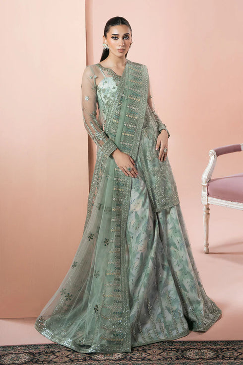 Ramsha Embroidered Organza Suit PS-103