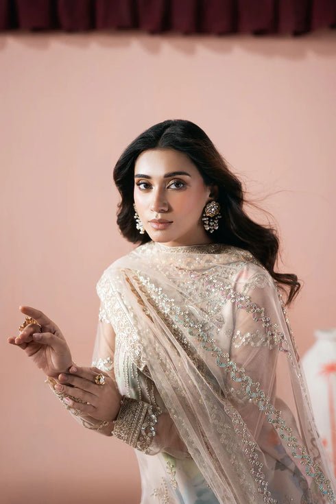 Ramsha Embroidered Organza Suit PS-105