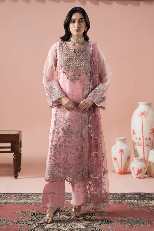 Ramsha Embroidered Organza Suit PS-104