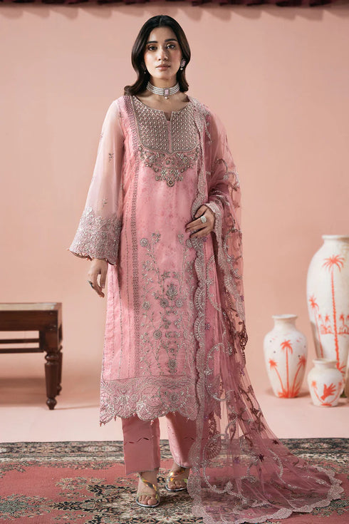 Ramsha Embroidered Organza Suit PS-104