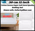 Luxury 800 Thread Count Egyptian Cotton Fitted Sheets - (30cm, White)