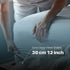 200 Thread Count 30cm Fitted Sheet - 100% Egyptian Cotton, White