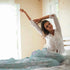 Printed Blossom Duvet Cover Set - 100% Pure Cotton - Duck Egg