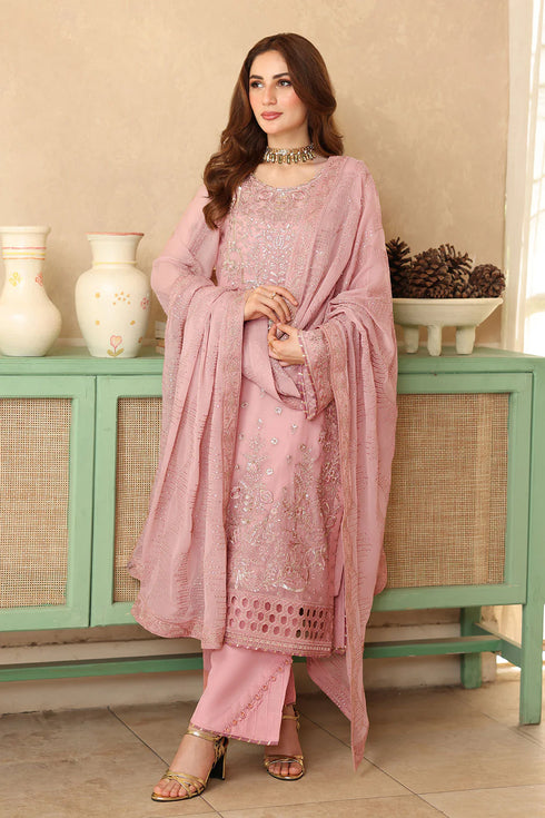 Ramsha Embroidered Chiffon Suit BB-201