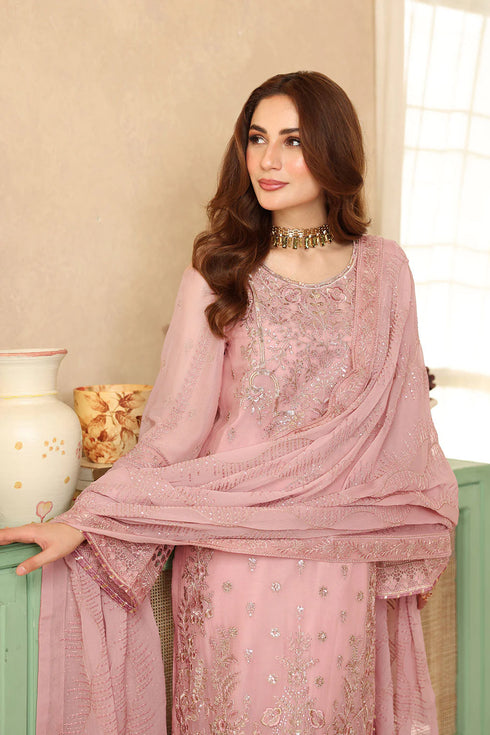 Ramsha Embroidered Chiffon Suit BB-201