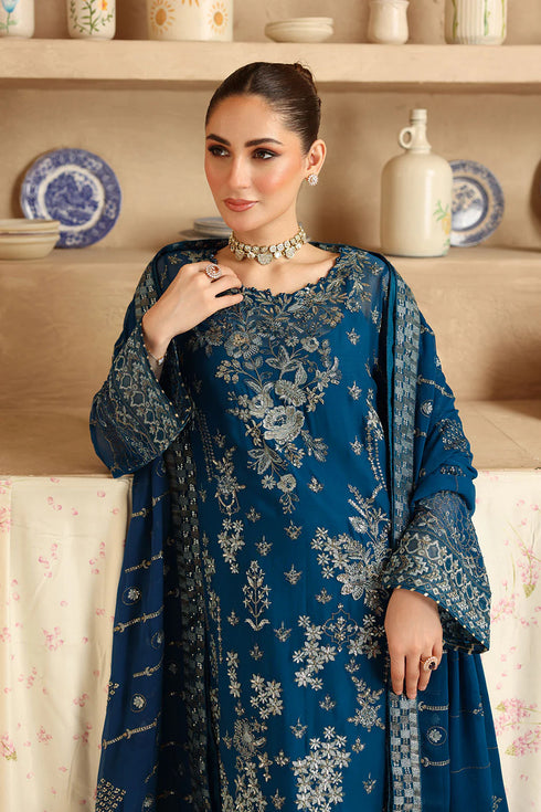 Ramsha Embroidered Chiffon Suit BB-202