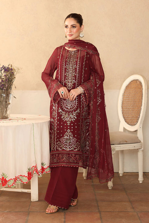 Ramsha Embroidered Chiffon Suit BB-204