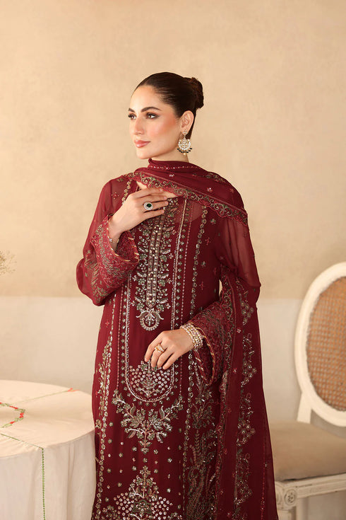 Ramsha Embroidered Chiffon Suit BB-204