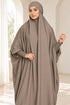Ravent Women’s One-Piece Muslim Prayer Dress with Hijab