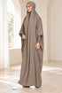 Ravent Women’s One-Piece Muslim Prayer Dress with Hijab