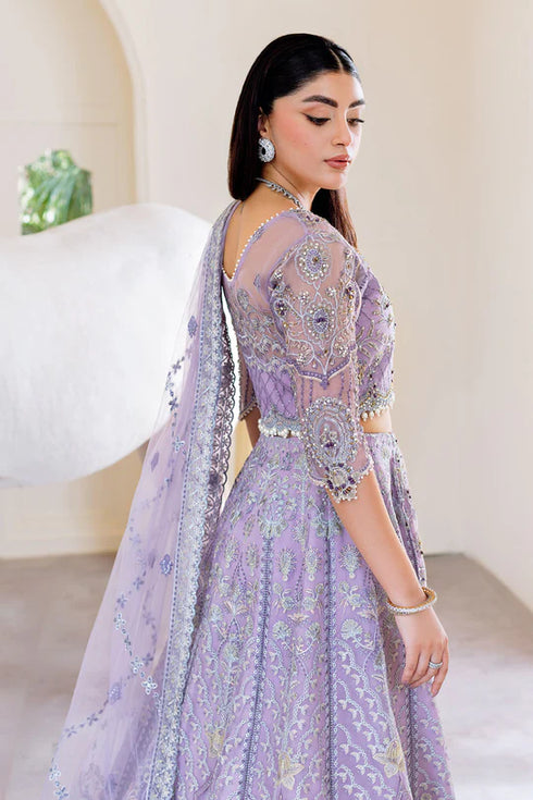 Ramsha Embroidered Organza Suit H-505