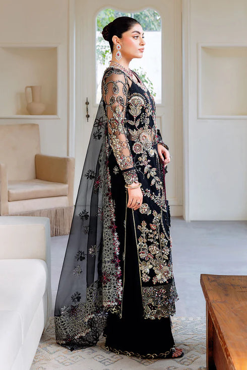 Ramsha Embroidered Organza Suit H-503