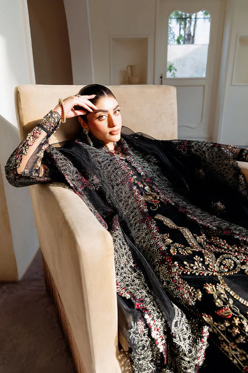 Ramsha Embroidered Organza Suit H-503