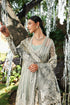 Afrozeh Emboridered Viscose Zari Suit Candlenight