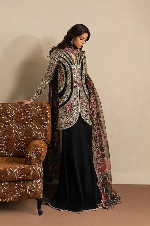 Ayzel Embroidered Organza Suit Ehsaas