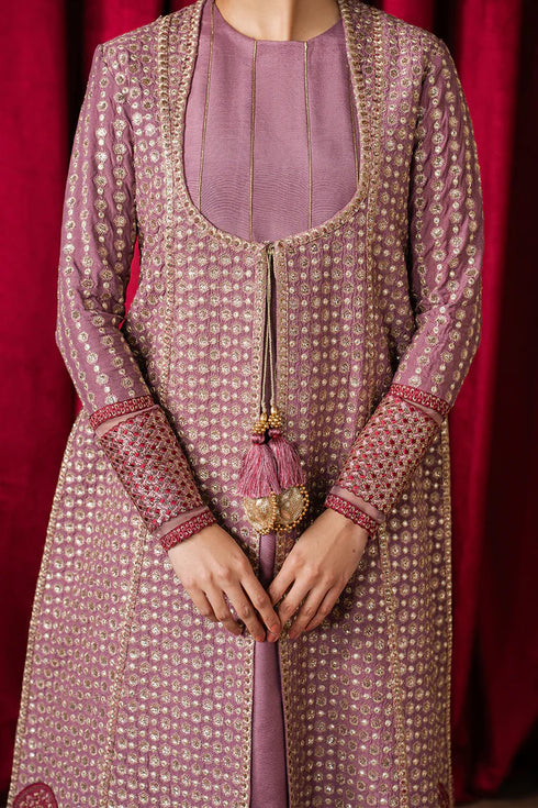 Ayzel Embroidered Organza Suit Humnishin