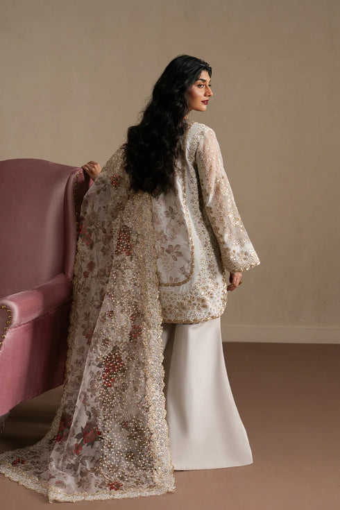 Ayzel Embroidered Organza Suit Riwaayat