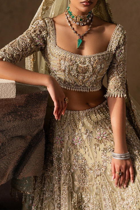 Afrozeh Organza Emboridered Suit Evline