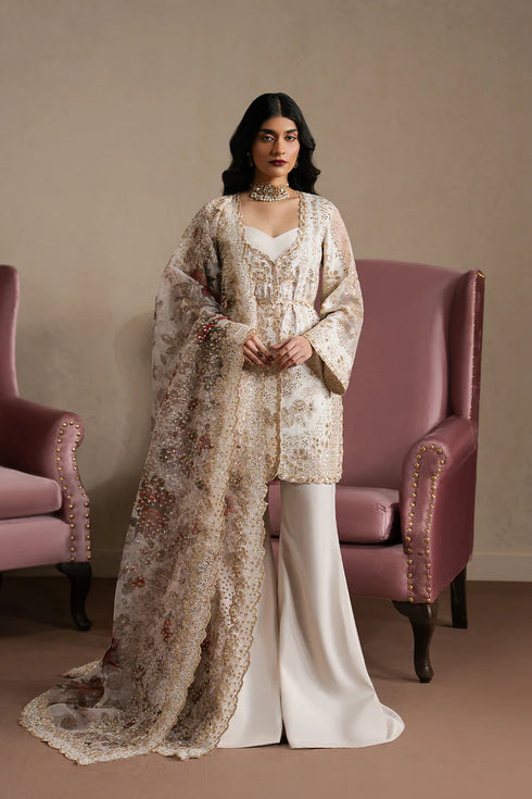 Ayzel Embroidered Organza Suit Riwaayat
