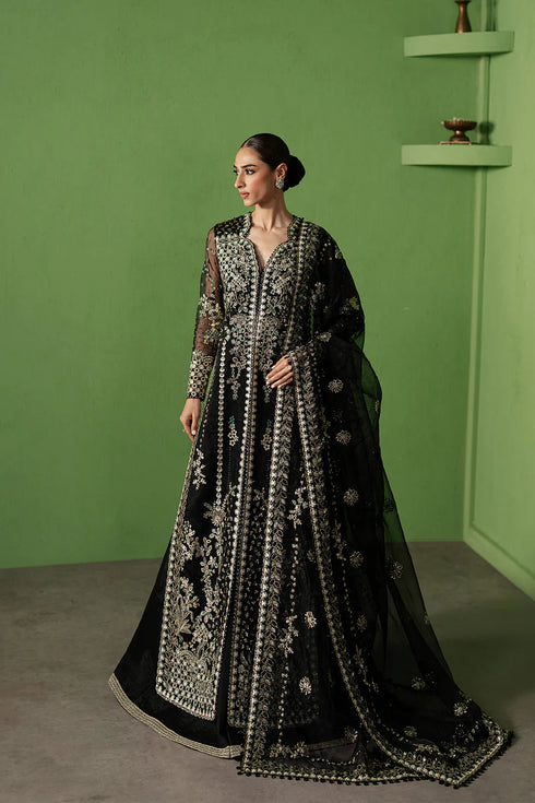 Ayzel Embroidered Organza 3PC Suit Manzar