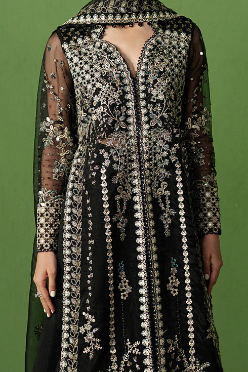 Ayzel Embroidered Organza 3PC Suit Manzar