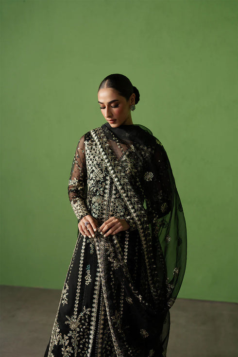 Ayzel Embroidered Organza 3PC Suit Manzar