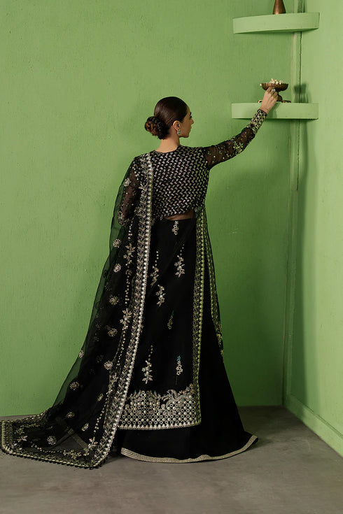 Ayzel Embroidered Organza 3PC Suit Manzar