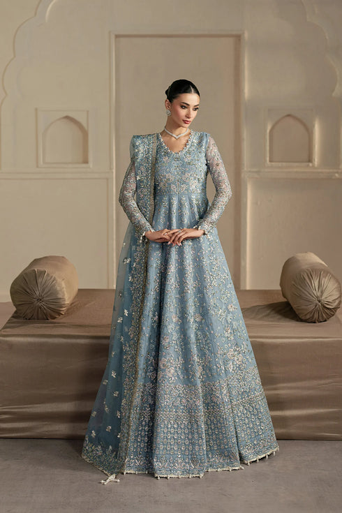 Ayzel Embroidered Organza Suit Fursat