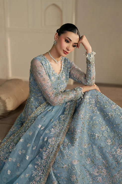 Ayzel Embroidered Organza Suit Fursat