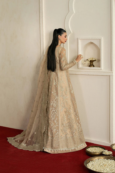 Ayzel Embroidered Organza Suit Mehekti