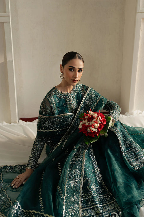 Ayzel Embroidered Organza Suit Nazrana