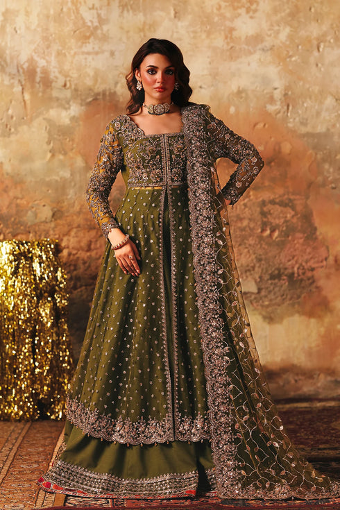 Charizma Embroidered Net Pishwas Suit STM-5-03