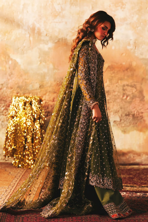 Charizma Embroidered Net Pishwas Suit STM-5-03