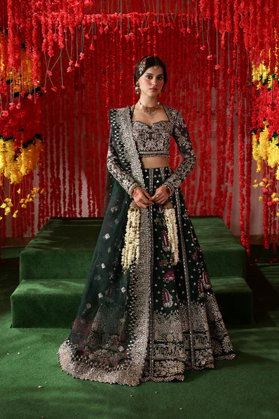 Afrozeh Emboridered Organza Suit Shonglam