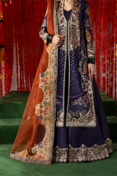 Afrozeh Emboridered Raw Silk Suit Gulnaar